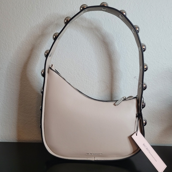 BCBGMaxAzria Handbags - BCBGMaxAzria Shoulder Bag with Silver Accents